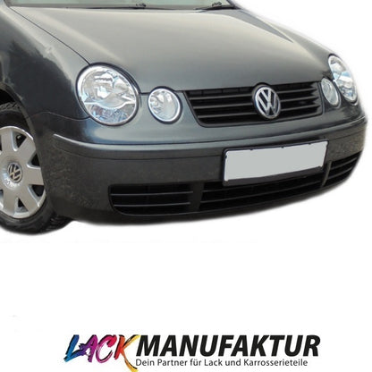 LACKIERT für VW Polo IV 9N Stoßstange vorne NSW Zertifiziert+MONTAGEKIT 01-05