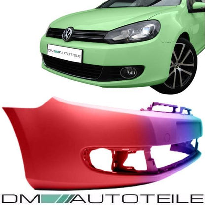 LACKIERT für VW Golf 6 VI Front Stoßstange vorne ohne PDC + SRA auch für Cabrio