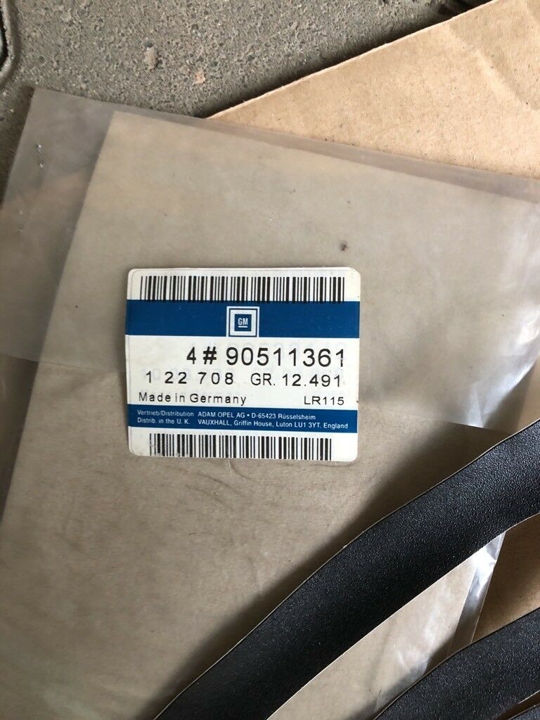 Opel Omega B Steinschlag Schutzfolie NEU rechts Original GM