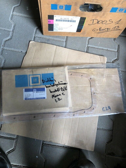 Opel Kadett D E Ascona C Dichtung Kurbelgehäuse NEU Original GM