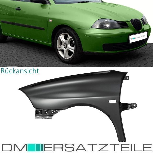 SET Seat Cordoba Ibiza III Kotflügel Fender Rechts mit Loch für Blinkleuchte Bj. 02- 08 LACKIERT