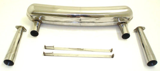 Friedrich Motorsport Duplex Sportendschalldämpfer Edelstahl