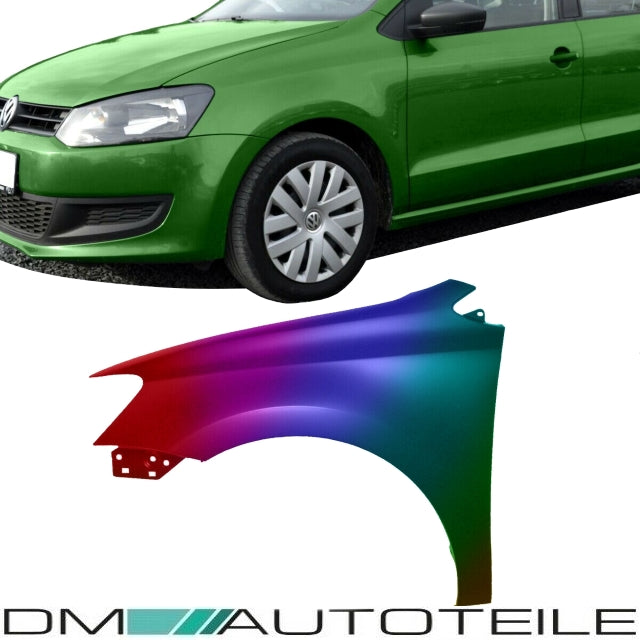 Kotflügel Fender vorne Links Stahl LACKIERT passend für VW Polo 6R ab 2009-2017