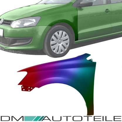 Kotflügel Fender vorne Links Stahl LACKIERT passend für VW Polo 6R ab 2009-2017