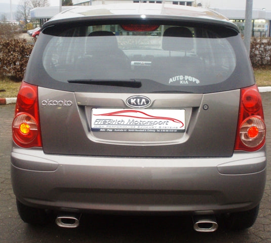 Friedrich Motorsport Duplex Sportendschalldämpfer KIA Picanto