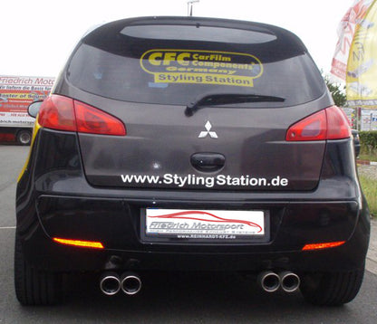 Friedrich Motorsport Duplex Sportendschalldämpfer Mitsubishi Colt CZ3 Z30