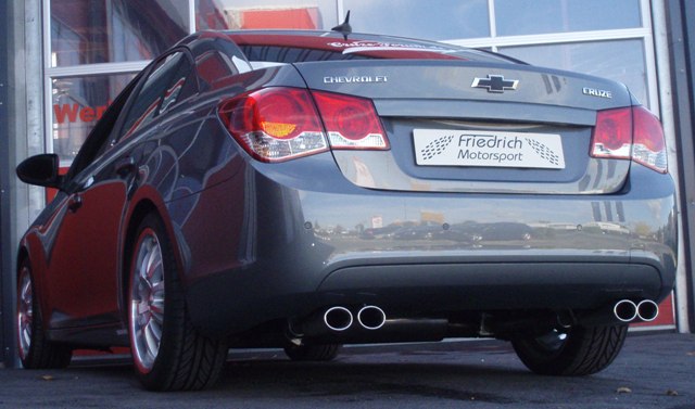 Friedrich Motorsport Duplex Sportendschalldämpfer Chevrolet Cruze Limousine