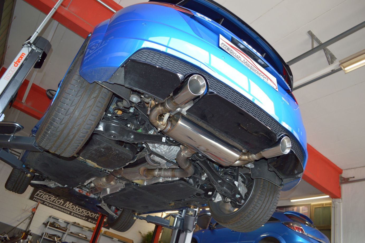 Friedrich Motorsport 76mm Duplex-Sportendschalldämpfer mit Klappensteuerung