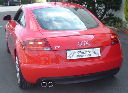 Friedrich Motorsport 76mm Sportendschalldämpfer Audi TT 8J Frontantrieb
