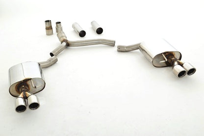 Friedrich Motorsport 76mm Duplex-Sportendschalldämpfer Edelstahl