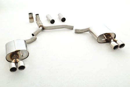 Friedrich Motorsport 76mm Duplex-Sportendschalldämpfer Edelstahl