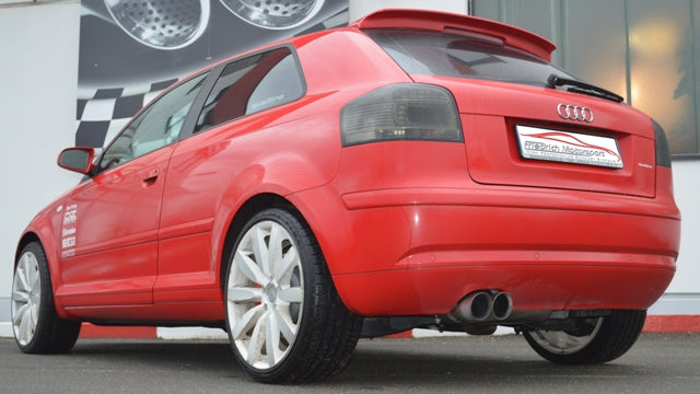 Friedrich Motorsport 76mm Sportendschalldämpfer Audi A3 8P Quattro
