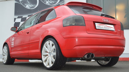 Friedrich Motorsport 76mm Sportendschalldämpfer Audi A3 8P Quattro