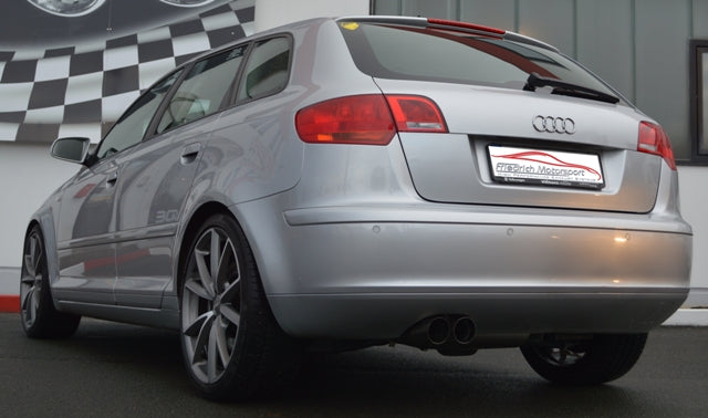 Friedrich Motorsport 76mm Sportendschalldämpfer Audi A3 8P Sportback Quattro