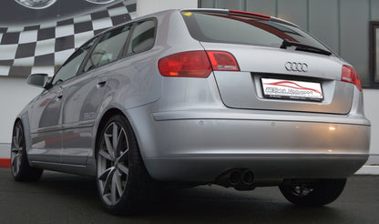 Friedrich Motorsport 76mm Sportendschalldämpfer Audi A3 8P Sportback Quattro