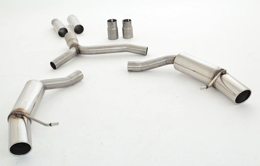 Friedrich Motorsport 76mm Duplex-Sportendschalldämpfer Edelstahl