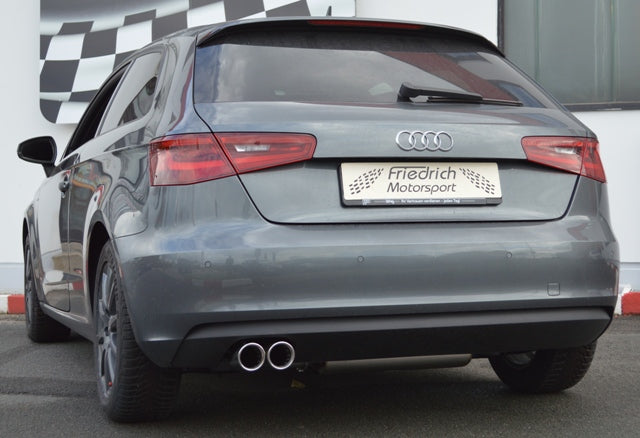 Friedrich Motorsport Sportendschalldämpfer Audi A3 8V 3-Türer Frontantrieb