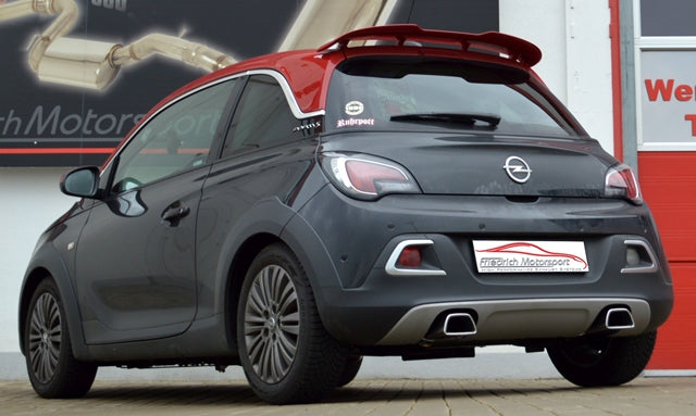 Friedrich Motorsport Duplex Sportendschalldämpfer Opel ADAM S / ROCKS S