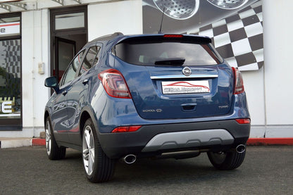 Friedrich Motorsport Duplex Sportendschalldämpfer Opel Mokka / Mokka X Frontantrieb und Allrad