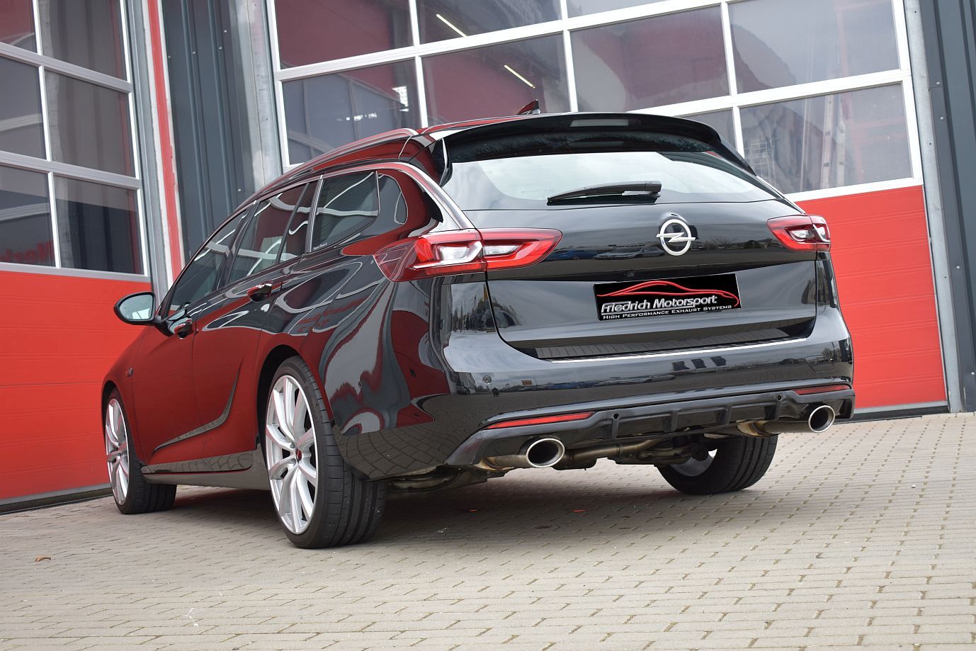 Friedrich Motorsport 76mm Duplex-Endschalldämpfer Opel Insignia Sports Tourer Allrad