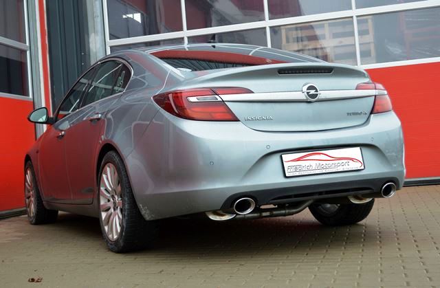 Friedrich Motorsport 76mm Duplex-Endschalldämpfer Opel Insignia Stufenheck und Fließheck Allrad