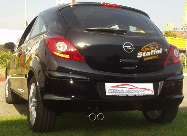 Friedrich Motorsport Sportendschalldämpfer Opel Corsa D