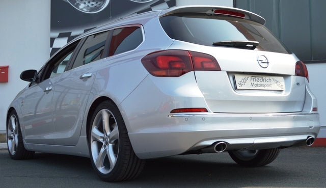 Friedrich Motorsport Duplex Sportendschalldämpfer Opel Astra J Sportstourer
