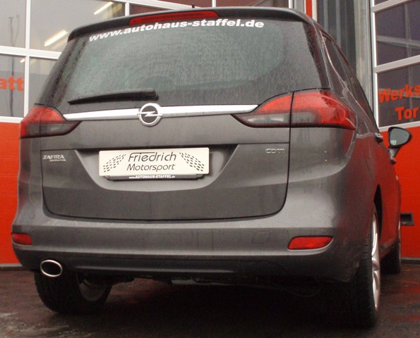 Friedrich Motorsport Sportendschalldämpfer Opel Zafira Tourer