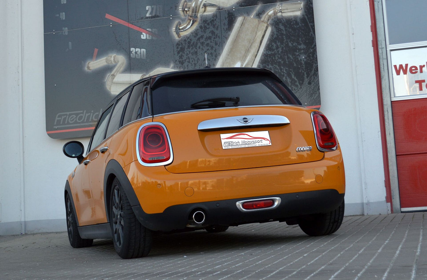 Friedrich Motorsport Sportendschalldämpfer Mini F55 One First / One / Cooper 5-Türer