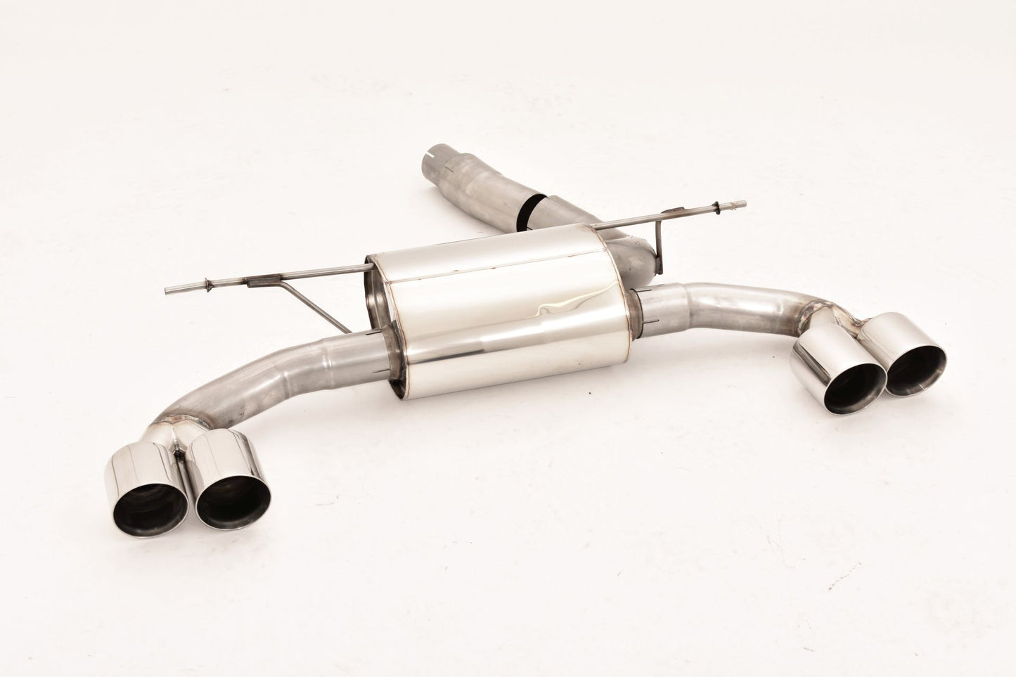 Friedrich Motorsport 76mm Duplex-Sportendschalldämpfer Edelstahl