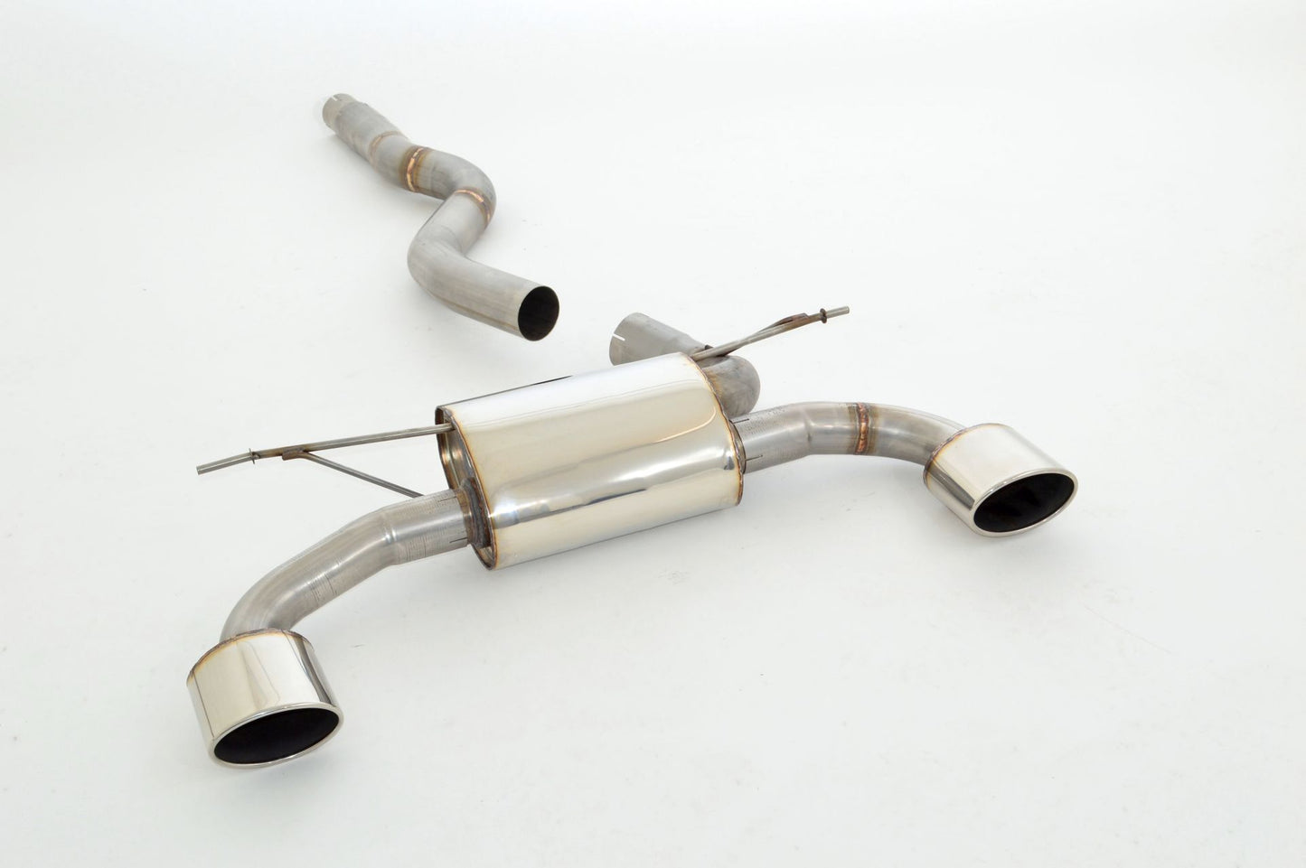 Friedrich Motorsport 76mm Duplex-Sportendschalldämpfer Edelstahl