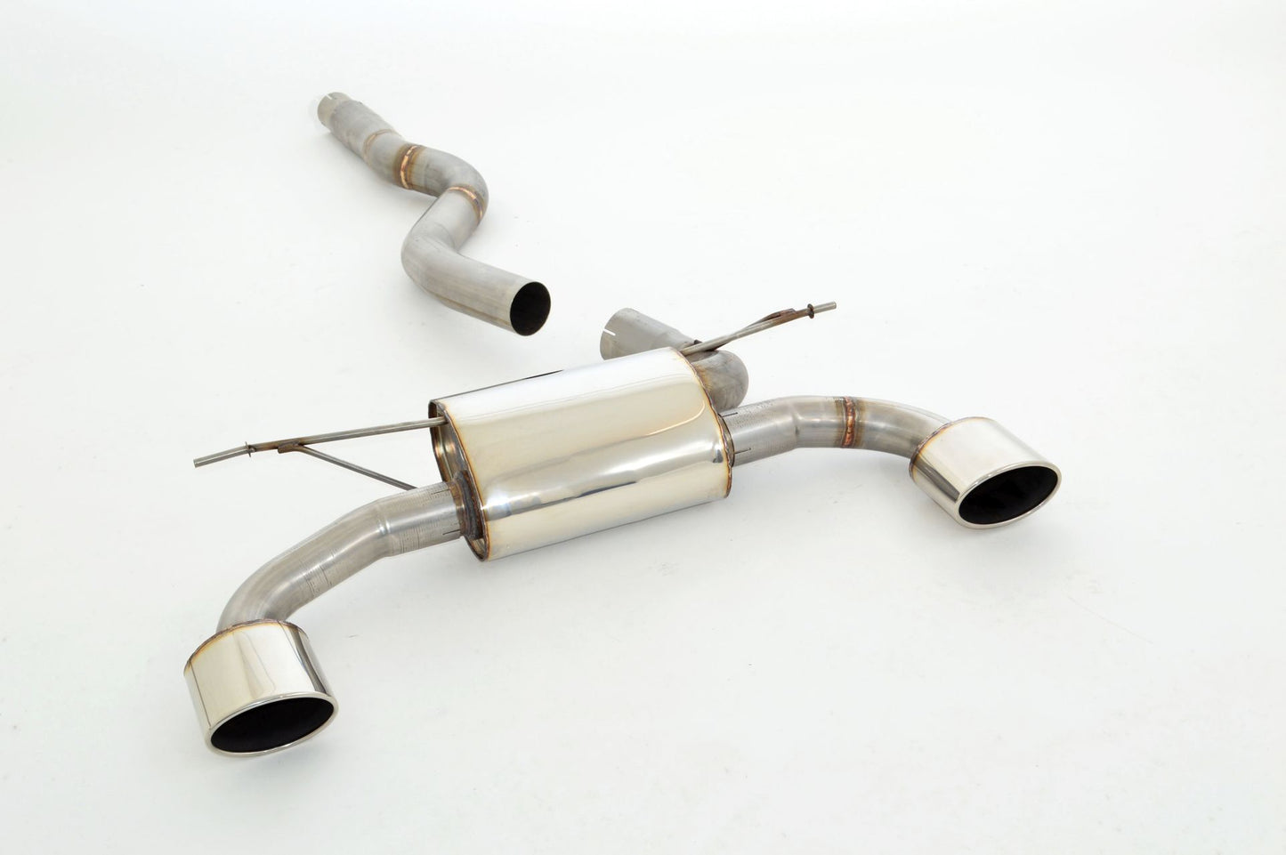 Friedrich Motorsport 76mm Duplex-Sportendschalldämpfer Edelstahl
