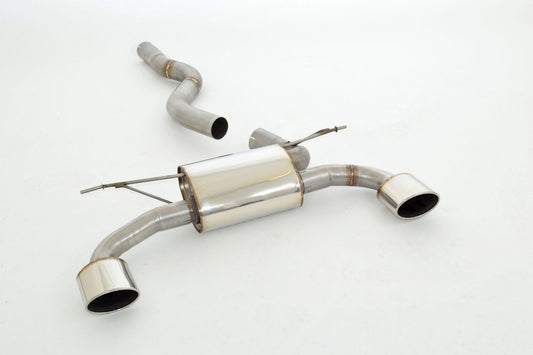 Friedrich Motorsport 76mm Duplex-Sportendschalldämpfer Edelstahl