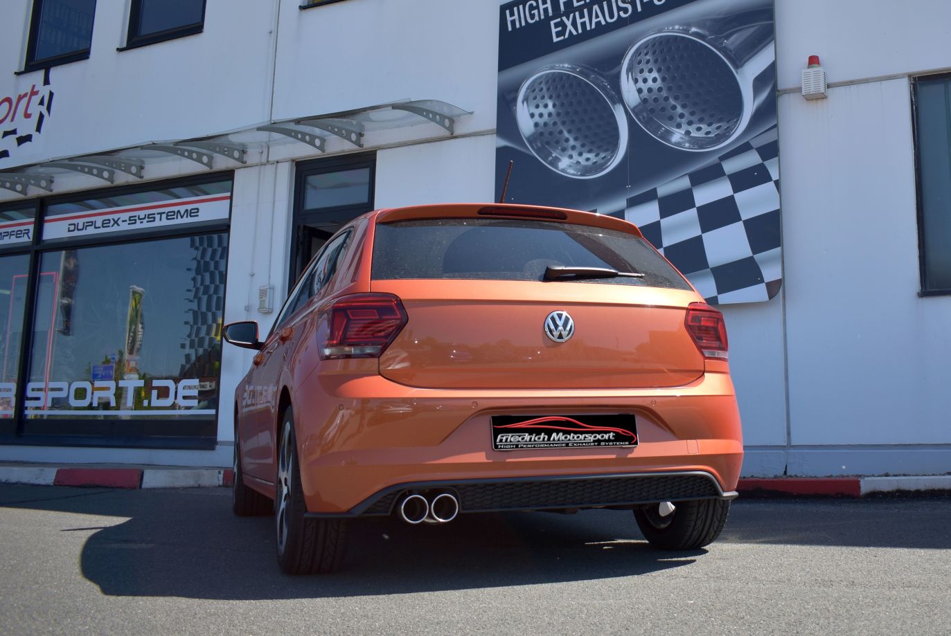 Friedrich Motorsport Sportendschalldämpfer VW Polo AW