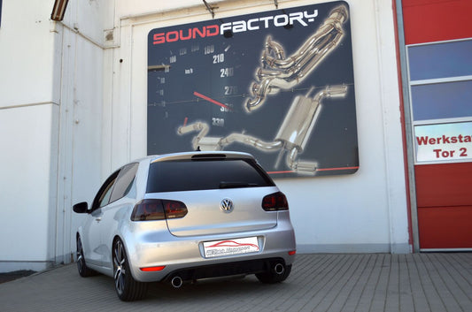 Friedrich Motorsport Duplex Sportendschalldämpfer VW Golf VI