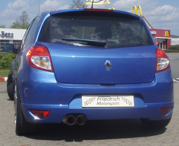 Friedrich Motorsport Sportendschalldämpfer Renault Clio III GT
