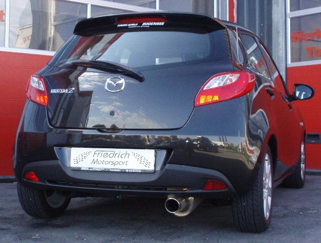 Friedrich Motorsport Sportendschalldämpfer Mazda 2 DE/DE1