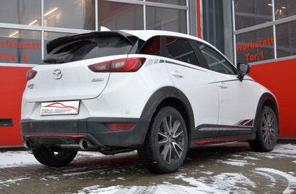 Friedrich Motorsport Duplex Sportendschalldämpfer Mazda CX-3 Allrad