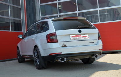 Friedrich Motorsport 76mm Duplex-Sportendschalldämpfer Skoda Octavia 5E