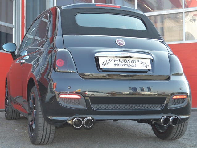 Friedrich Motorsport Duplex Sportendschalldämpfer Fiat 500 C