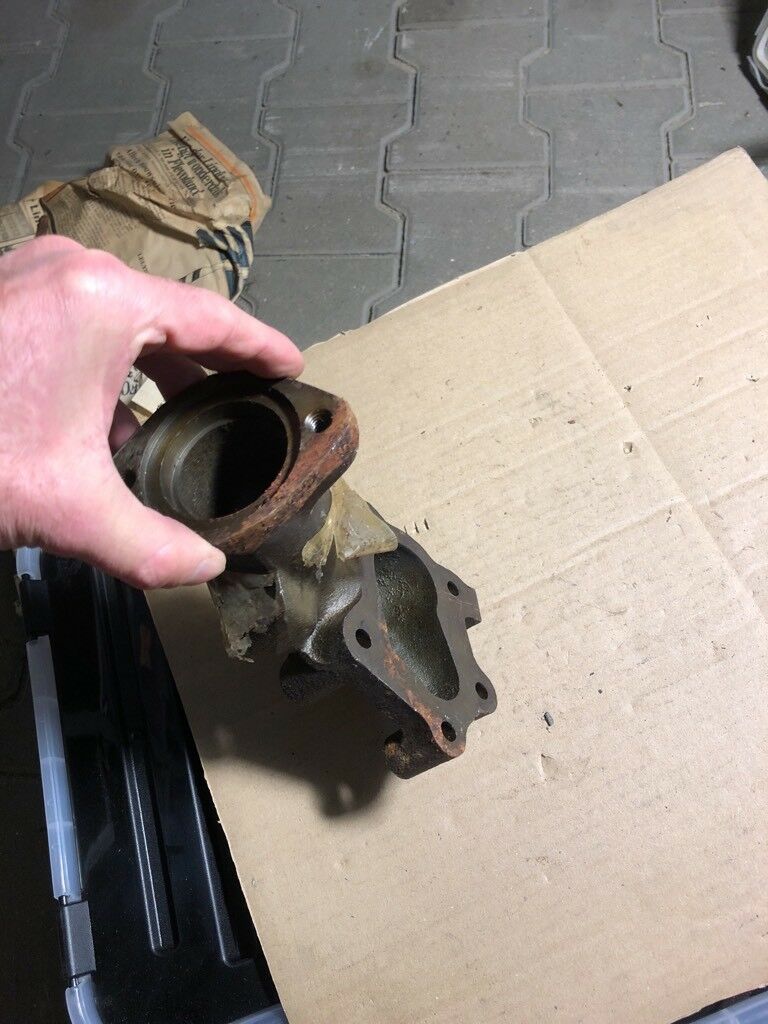 Opel Astra F Flansch Anschluss Turbolader NEU Original GM