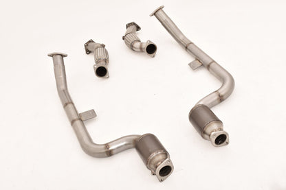 Friedrich Motorsport 2x70mm Downpipe mit 200 Zellen HJS Sport-Kat. KIA Stinger