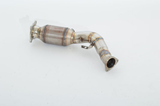 Friedrich Motorsport 76mm Downpipe mit 200 Zellen HJS Sport-Kat. Edelstahl