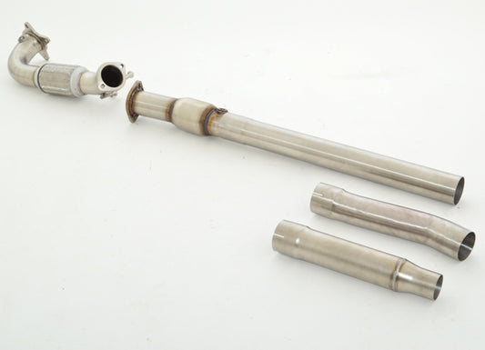 Friedrich Motorsport 76mm Downpipe mit 200 Zellen Sport-Kat. Edelstahl