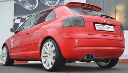 Friedrich Motorsport 76mm Anlage mit Klappensteuerung Audi A3 8P Quattro