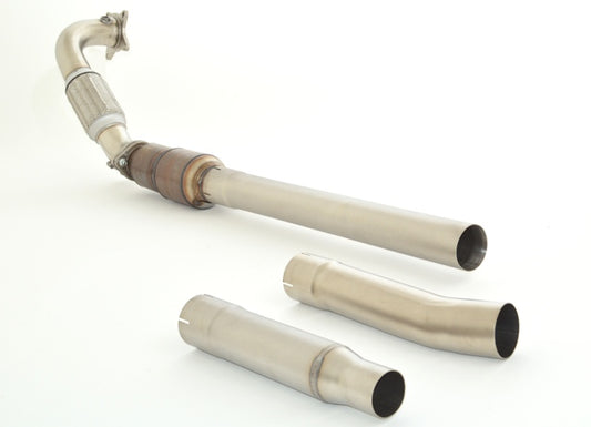 Friedrich Motorsport 76mm Downpipe mit 200 Zellen HJS Sport-Kat. Edelstahl