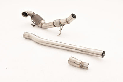 Friedrich Motorsport 76mm Downpipe mit Sport-Kat. Edelstahl