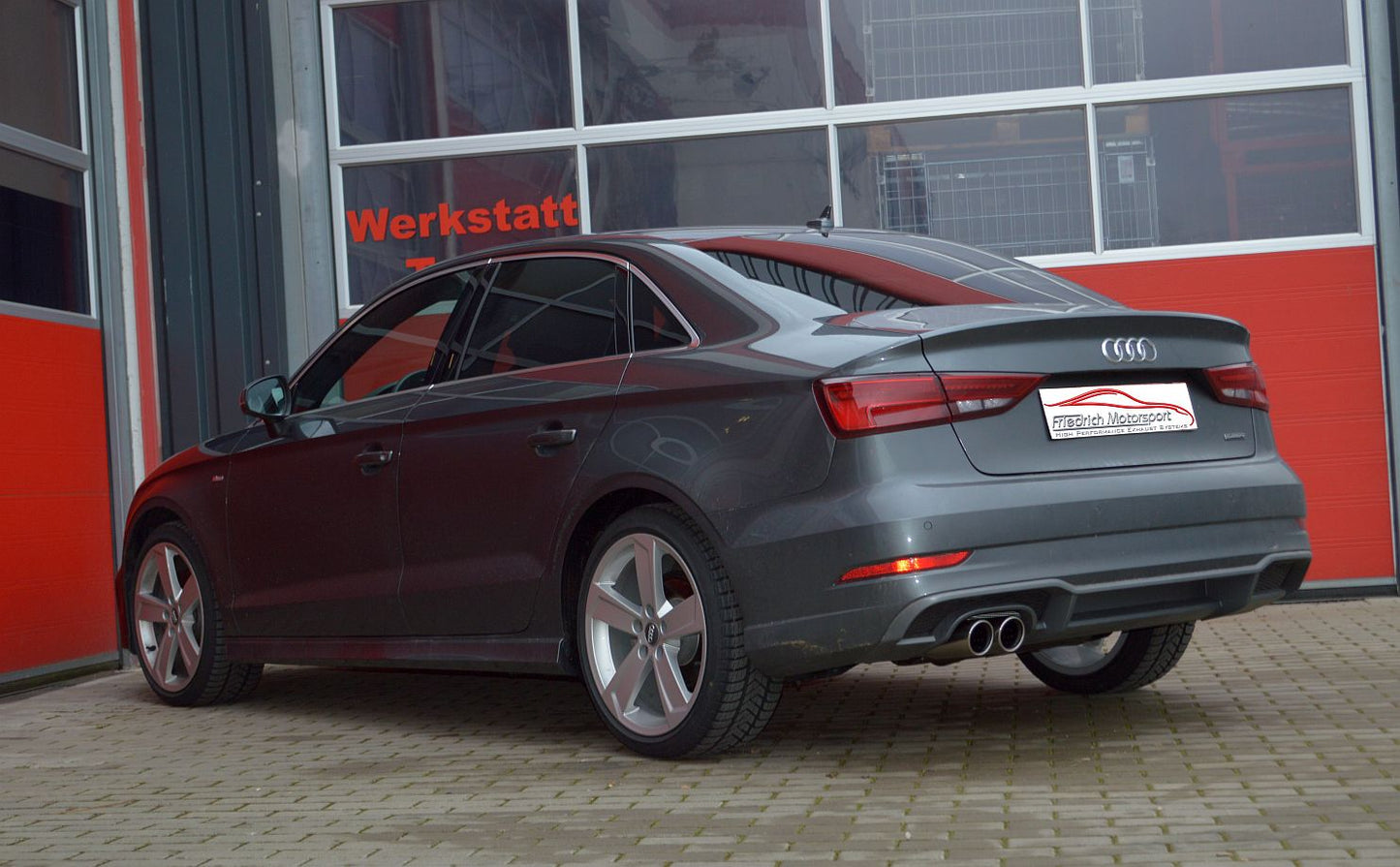 Friedrich Motorsport 76mm Anlage Audi A3 8V Limousine Quattro