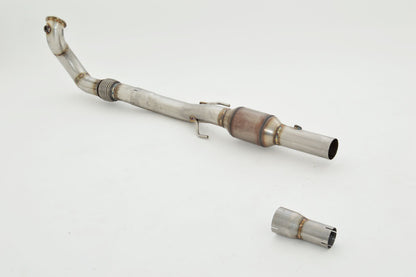 Friedrich Motorsport 76mm Downpipe mit 200 Zellen HJS Sport-Kat. Edelstahl