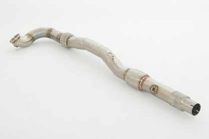 Friedrich Motorsport 76mm Downpipe mit 200 Zellen Sport-Kat. Edelstahl